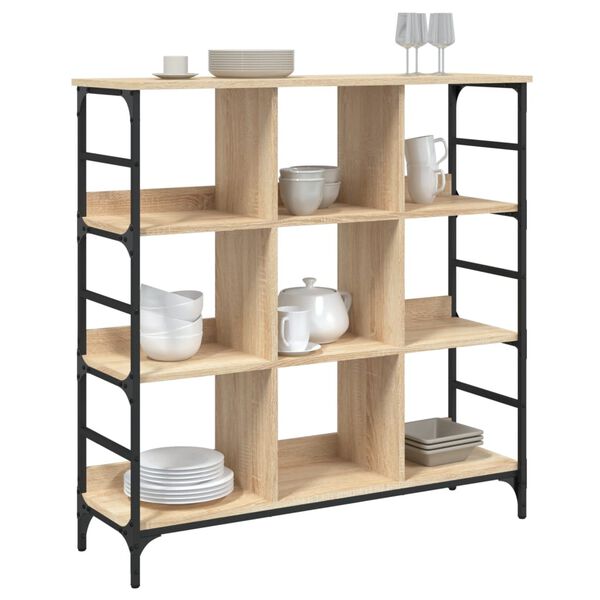 vidaXL Senkki Sonoma tammi 102x32x103,5 cm tekninen puu