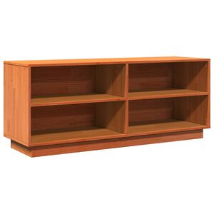 vidaXL Kenk&auml;kaappi vahanruskea 110x34x45 cm t&auml;ysi m&auml;nty