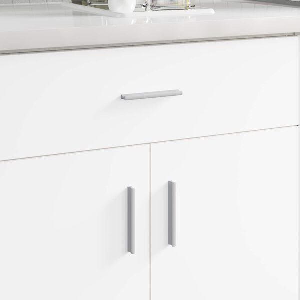 vidaXL Kahva Yksiv&auml;rinen 828 pcs Hopea 105.7 x 7.4 x 15.5 mm Alumiini