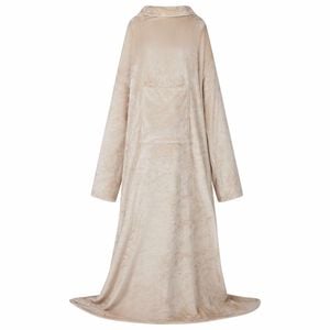 vidaXL Viltti-huppari Beige F Flanelli