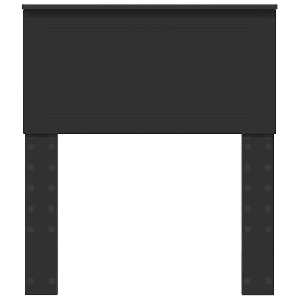 vidaXL Päätylevy päätyllä Musta tammi. 75 cm Tekninen puu