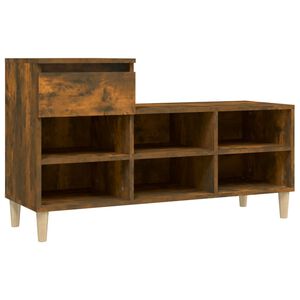 vidaXL Kenk&auml;kaappi savutammi 102x36x60 cm tekninen puu