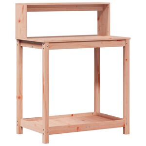 vidaXL Ruukutusp&ouml;yt&auml; hyllyll&auml; 82,5x50x109,5 cm t&auml;ysi Douglas kuusi
