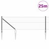 vidaXL Aitalatu Harmaa 25 x 0,6 m (36 mm verkko) Ter&auml;st&auml; ja PVC:t&auml;