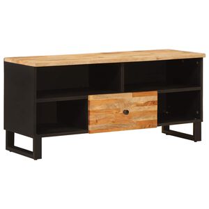 vidaXL TV-kaappi Ruskea 100 x 33 x 46 cm Kiinte&auml; mango puu