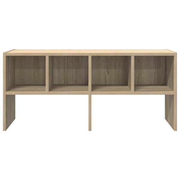 vidaXL Kenkäteline Pinottava Sonoma Oak 89,5x30x40 cm