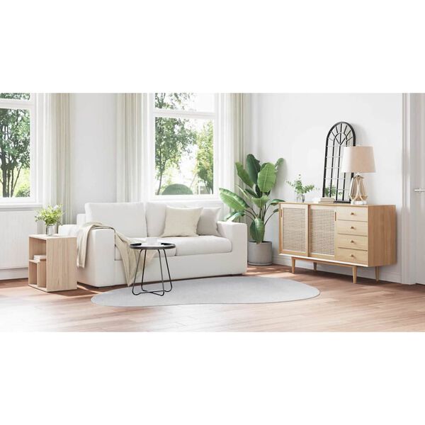 vidaXL Matto HUARTE Harmaa 160 x 230 cm Polyesteri