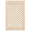 vidaXL Kaapin ovet ristikkomuotoilu 2 kpl 39,5x61,5 cm täysi mänty
