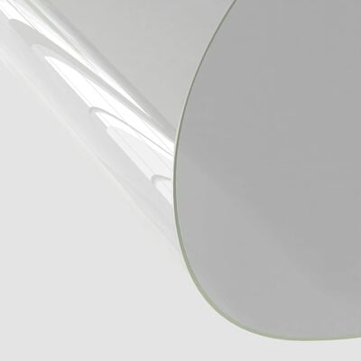 vidaXL Pöytäsuoja läpinäkyvä Ø 80 cm 2 mm PVC