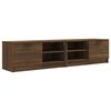 vidaXL TV-tasot 2 kpl ruskea tammi 80x35x36,5 cm tekninen puu