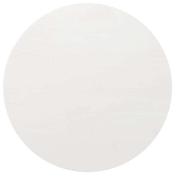 vidaXL Pöytälevy valkoinen Ø80x2,5 cm täysi mänty