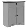 vidaXL Kylpyhuoneen pesuallaskaappi BODO Harmaa 70x35x80 cm