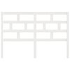 vidaXL S&auml;ngynp&auml;&auml;ty valkoinen 156x4x100 cm t&auml;ysi m&auml;nty