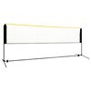 vidaXL Sulkapalloverkko s&auml;&auml;dett&auml;v&auml; 400x103x94-158 cm metalli
