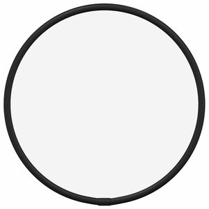 vidaXL Sein&auml;peili musta &Oslash; 20 cm py&ouml;re&auml;