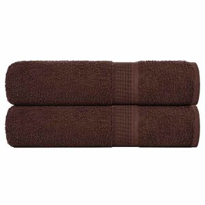 vidaXL Kylpypyyhkeet FROGN 2 kpl Ruskea 100x150 cm 360 gsm