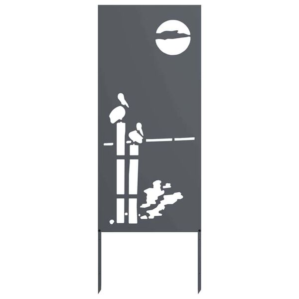 vidaXL Puutarhan yksityisyyden verho Antrasiitti 50 x 140 cm