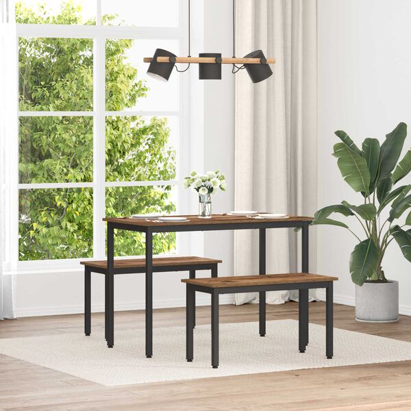 vidaXL Penkki Vanha puu 80 x 35 x 45 cm Tekninen puu