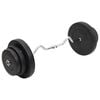 vidaXL Hauistanko levypainoilla 60 kg