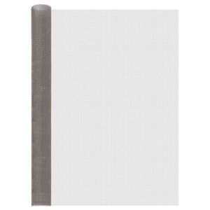 vidaXL Verkkoruudun 120 x 1000 cm 3 Mesh Ruostumaton ter&auml;s 201 Hopea