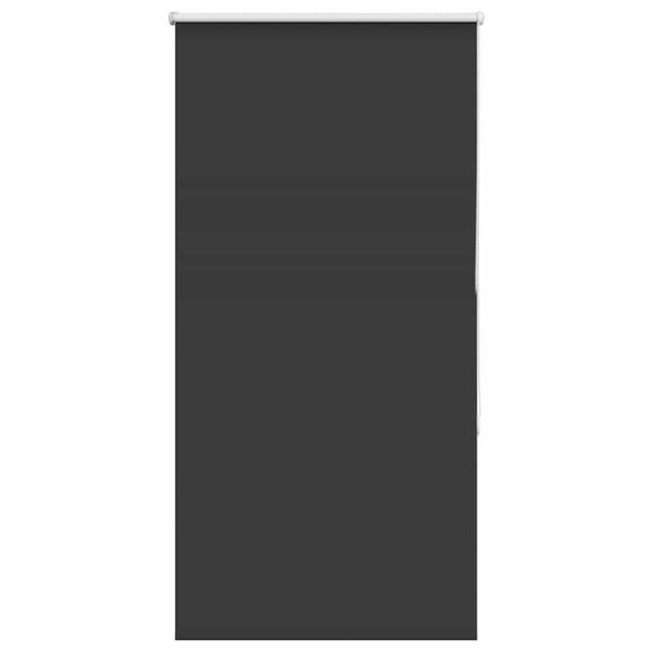 vidaXL Rullaverho Blackout Musta 80x130 cm Kankaan leveys 75,7 cm