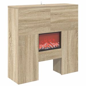 vidaXL S&auml;hk&ouml;takka Sonoma 75 x 24,5 x 75 cm Tekninen puu