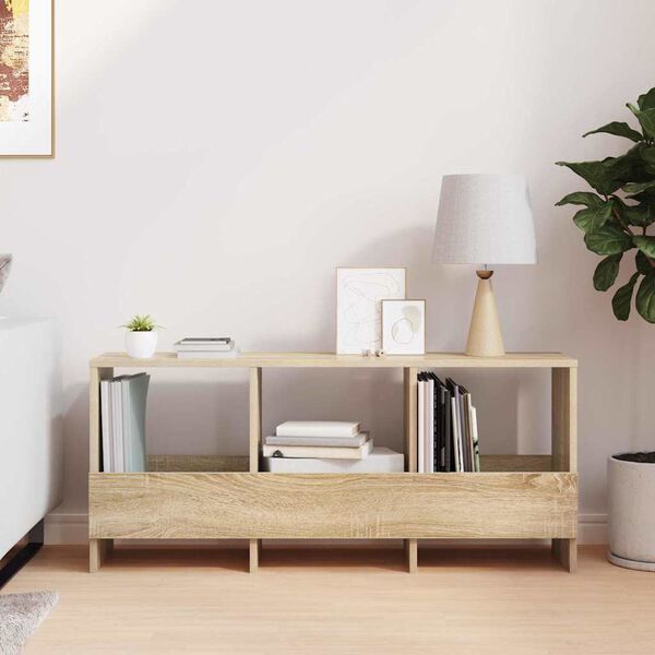 vidaXL Lehtiteline Sonoman tammi 102 x 30 x 45 cm