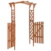 vidaXL Pergola portilla 116x40x204 cm t&auml;ysi kuusi