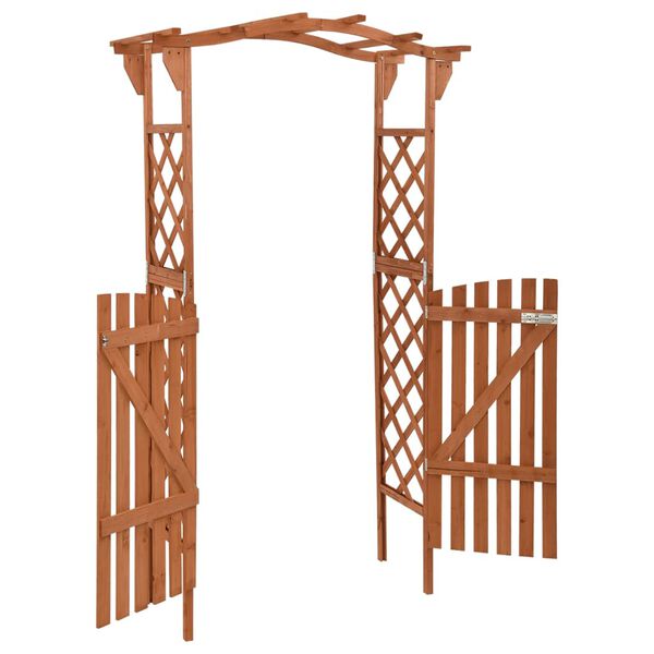 vidaXL Pergola portilla 116x40x204 cm t&auml;ysi kuusi