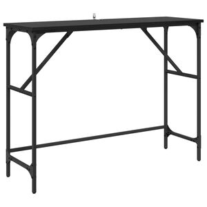 vidaXL Konsolip&ouml;yt&auml; Musta tammi. 100 x 32 x 75 cm Tekninen puu
