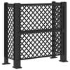 vidaXL Roskakatoksen ristikko Antrasiitti 123 x 47 x 114 cm PP