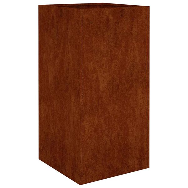 vidaXL Kukkalaatikko 40x40x80 cm Corten ter&auml;s