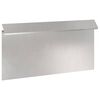 vidaXL Etanaaita 16 kpl 50 x 3,5 x 25 cm Ruostumaton ter&auml;s Hopea