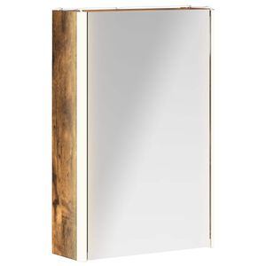 vidaXL Kylpyhuoneen Peilikaappi Savup&auml;hkin&auml; 33 x 11,5 x 50 cm