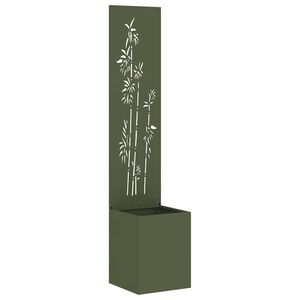 vidaXL Puutarhan yksityisyyden verho Oliivinvihre&auml; 32 x 32 x 150 cm