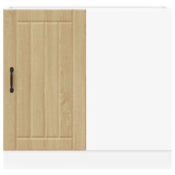 vidaXL Keitti&ouml;n alakaappi Lucca sonoma tammi tekninen puu