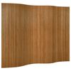 vidaXL Tilanjakaja ruskea leveys 250 cm korkeus 165 cm bambu