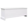 vidaXL Eteisen penkki valkoinen 115x30x40 cm puu