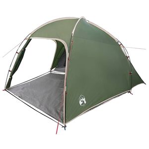 vidaXL M&ouml;kki teltta 2 hengelle Vihre&auml; taffeta