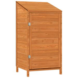 vidaXL Puutarhavaja ruskea 55x52x112 cm t&auml;ysi kuusi