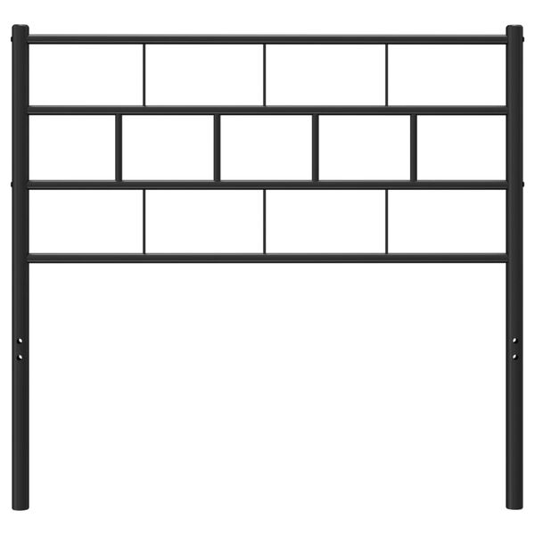 vidaXL Metallinen vaihtop&auml;&auml;ty musta 90 cm