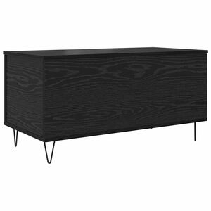vidaXL Sohvap&ouml;yt&auml; Musta tammi 90 x 44.5 x 45 cm Tekninen puu