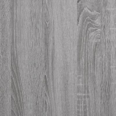 vidaXL Työpöytä hyllyillä harmaa Sonoma 102x45x148 cm tekninen puu