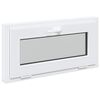 vidaXL Kellari-ikkuna RISOR 80 x 40 cm PVC ja lasi