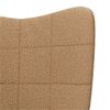 vidaXL Nojatuoli Beige 62 x 67 x 95,5 cm Sherpa-kangas