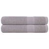 vidaXL Pyyhkeet FROGN 2 kpl Harmaa 100x200 cm 360 gsm