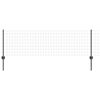 vidaXL Euroaita with Post 50 x 0,6 m PVC-pinnoitettu ter&auml;s Harmaa