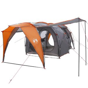 vidaXL Tunneliteltta Harmaa ja oranssi 562 x 265 x 216 cm