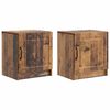 vidaXL Y&ouml;p&ouml;yt&auml;kaappi 2 pcs Vanha puu 43 x 34,5 x 47 cm Tekninen puu