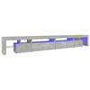 vidaXL TV-taso LED-valoilla betoninharmaa 290x36,5x40 cm